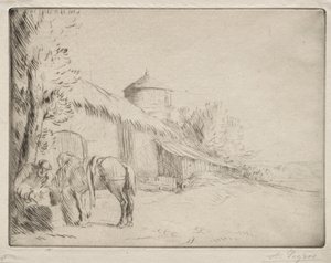 El abrevadero 2ª placa de Alphonse Legros