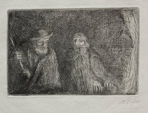 Dos pastores de Alphonse Legros