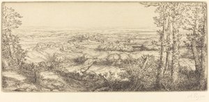 Valle en Borgoña Une vallee en Bourgogne de Alphonse Legros