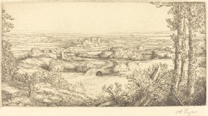 Valle en Borgoña de Alphonse Legros