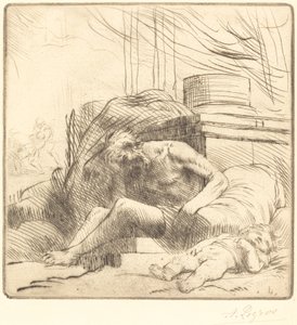Víctima de un incendio de Alphonse Legros