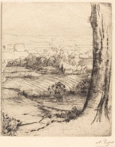 Vista de los juncos de Alphonse Legros