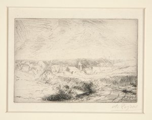 Village de Wimille, pres Boulogne (Pueblo de Wimille cerca de Boulogne) de Alphonse Legros