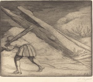 Invierno, 1ª placa de Alphonse Legros