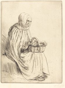 Mujer del mercado de Alphonse Legros