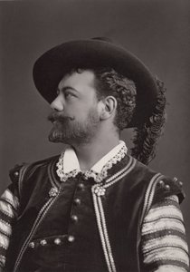 Retrato de Victor Maurel (1848-1923) barítono francés como Don Giovanni de Mozart - fotografía de Alphonse Justin Liebert (1827-1914) de Alphonse Liebert