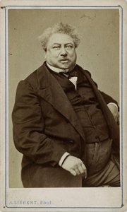 El autor Alexandre Dumas padre 1802-1870 de Alphonse Liebert