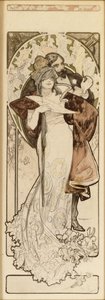 Maqueta para el litógrafo "Programme 27 Octobre 1900", c. 1900