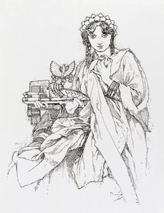 Cartel publicitario para la Logia Ian Amos Komensky de Alphonse Mucha