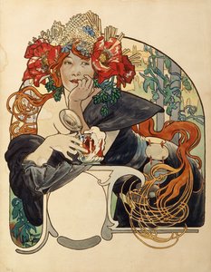Biere de la Meuse de Alphonse Mucha