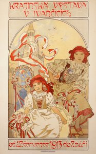 Exposición Regional en Ivancice, 1913 de Alphonse Mucha