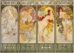Las estaciones de Alphonse Marie Mucha