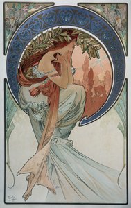 Poesía - por Mucha de Alphonse Mucha