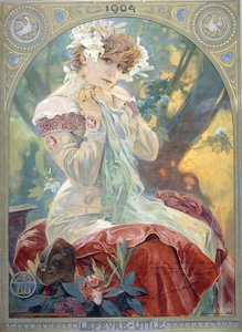 Sarah Bernhardt en el papel de la Princesa Lointaine de Alphonse Mucha