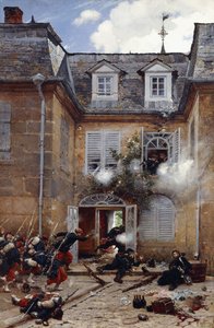 Un ataque sorpresa, Metz, 1884 de Alphonse Marie de Neuville