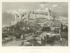 Castillo de Chinon, Indre-et-Loire de Alphonse Marie de Neuville