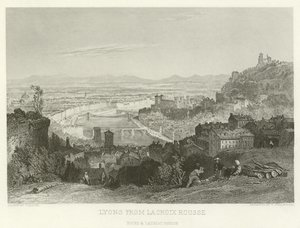 Lyon desde La Croix Rousse de Alphonse Marie de Neuville