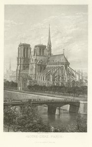 Notre-Dame, París de Alphonse Marie de Neuville