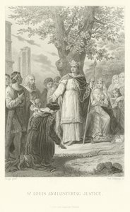 San Luis administrando justicia de Alphonse Marie de Neuville