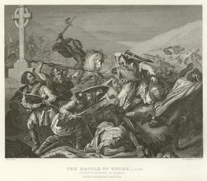 La batalla de Tours, 732 d.C.