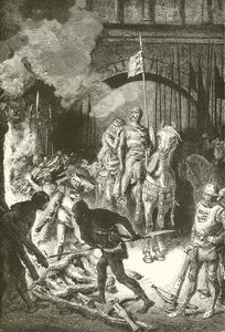 El Cid ordenando la ejecución de Ahmed de Alphonse Marie de Neuville