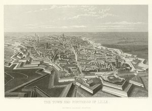 La ciudad y fortaleza de Lille de Alphonse Marie de Neuville