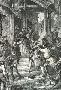 Voltaire es detenido en Fráncfort de Alphonse Marie de Neuville