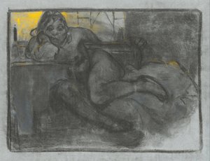 Absenta (Estudio de una Mujer) de Alphonse Mucha