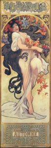 Otoño de Alphonse Mucha