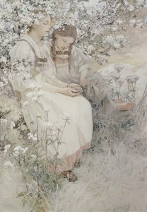 Bienaventurados los puros de corazón: porque verán a Dios, 1906 de Alphonse Mucha