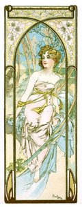 Brillo del día, 1899 de Alphonse Mucha