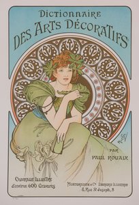 Dictionnaire des Arts Décoratifs, 1902 de Alphonse Mucha