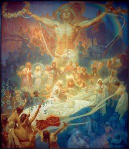 La apoteosis de los eslavos. El eslavismo para la humanidad (siglo XX) de Alphonse Mucha