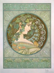 Hiedra de Alphonse Mucha