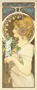 Pluma de Alphonse Mucha