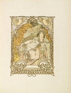 Ilsée, Princesa de Trípoli por Robert de Flers, 1897 de Alphonse Mucha