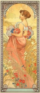 El verano de Alphonse Mucha