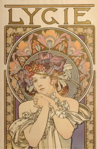 Lygie - Reproducción de las obras decorativas de Mucha de Alphonse Mucha