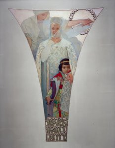 Sabiduría maternal – Eliska Premyslovna de Alphonse Mucha