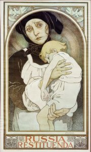 Rusia restituenda de Alphonse Mucha