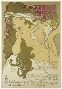 Salon des Cent, XXme Exposition du Salon des Cent, marzo-abril, 1896 de Alphonse Mucha