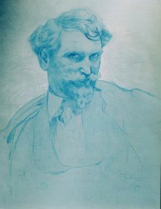 Autorretrato de Alphonse Mucha