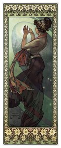 Estrellas: La Luna de Alphonse Mucha