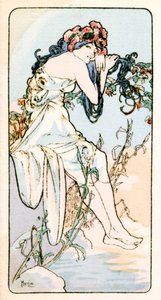 Verano, 1900 de Alphonse Mucha