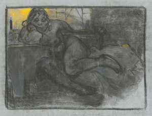 El bebedor de absenta, 1900-1905 de Alphonse Mucha