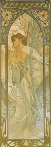 Los Tiempos del Día: Sueño de la Tarde de Alphonse Mucha
