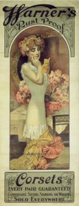Corsés Warner Rust Proof de Alphonse Mucha