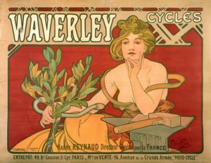 Ciclos Waverley de Alphonse Mucha