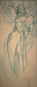 Invierno de Alphonse Mucha