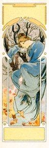 Invierno de Alphonse Mucha